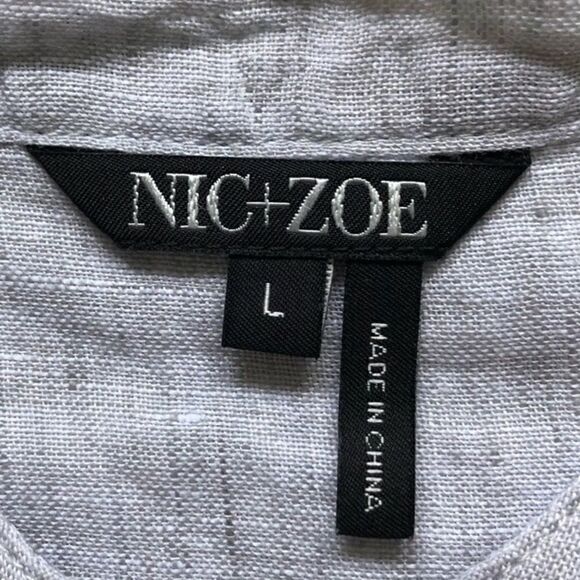 Nic & Zoe Nordstrom’s Linen Sleeveless Tunic Dress - Picture 2 of 8
